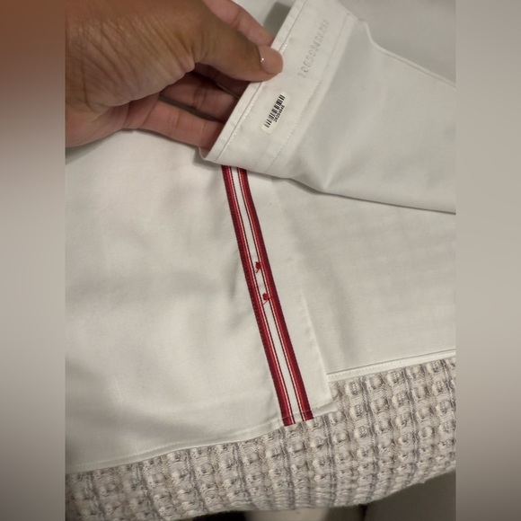 Paul Frederick Non-Iron Cotton Solid Dress Shirt
With Contrast Trim - Picture 6 of 11